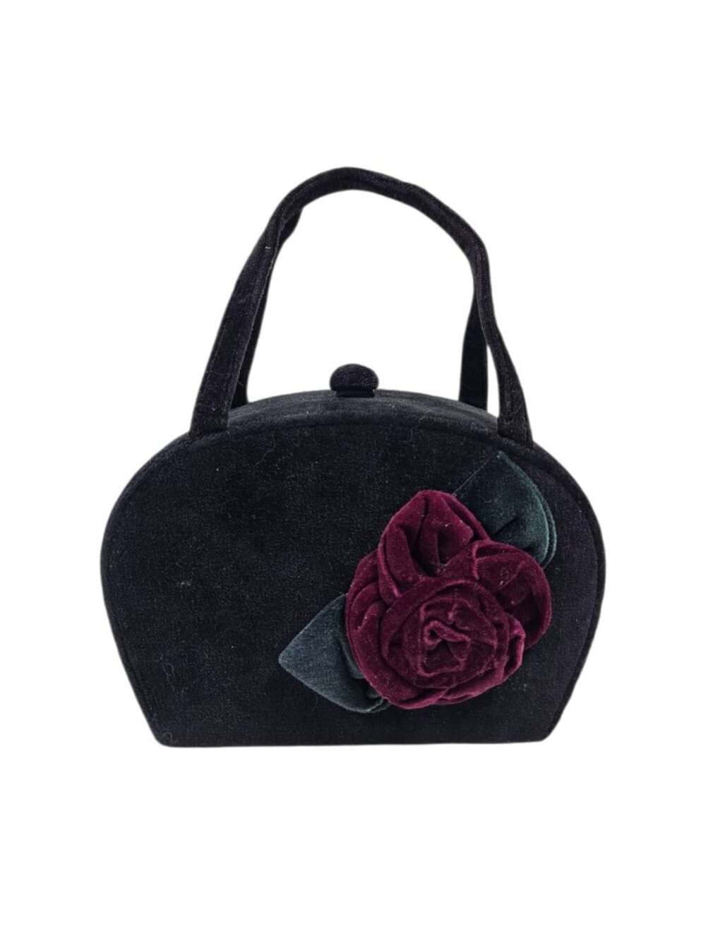Y2K Gymboree black velvet girl's mini handbag